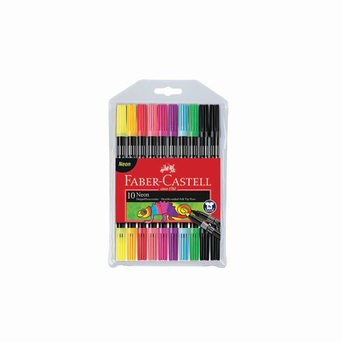 Faber Keçeli Kalem Çift Taraflı Neon 10 Rnk 151109