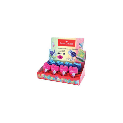 Faber Mini Apple Kalemtraş Forest Friends12li 183531 (12 ADET)