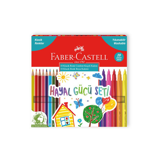 Faber Klasik Renkler Hayal Gücü Seti 20Li 000109