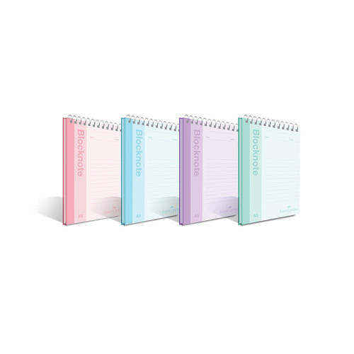 Faber Bloknot Pastel Renk A4 80Yp Düz 000422 (12 ADET)
