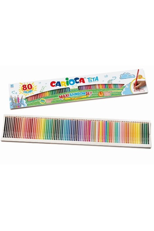 42890 Kuruboya Kalemi Tita Maxi Gökkuşağı 80Li Set