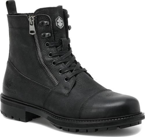 Ramones 1Pr Kahve Hakiki Deri Comfort Casual Fermuarlı Erkek Bot