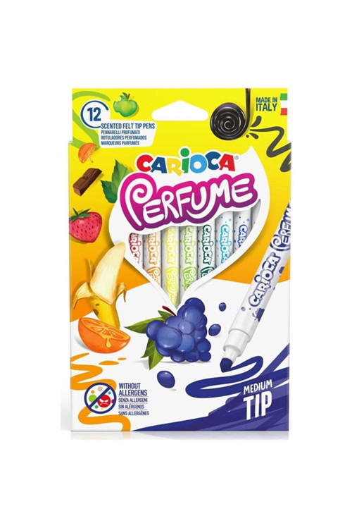 Carioca 42672 Keçeli Kalem Kokulu 12Li