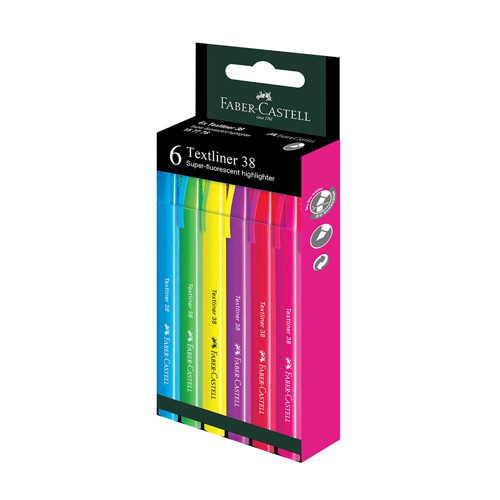 Faber Fosforlu Kalem 38 Neon 6Lı 157776