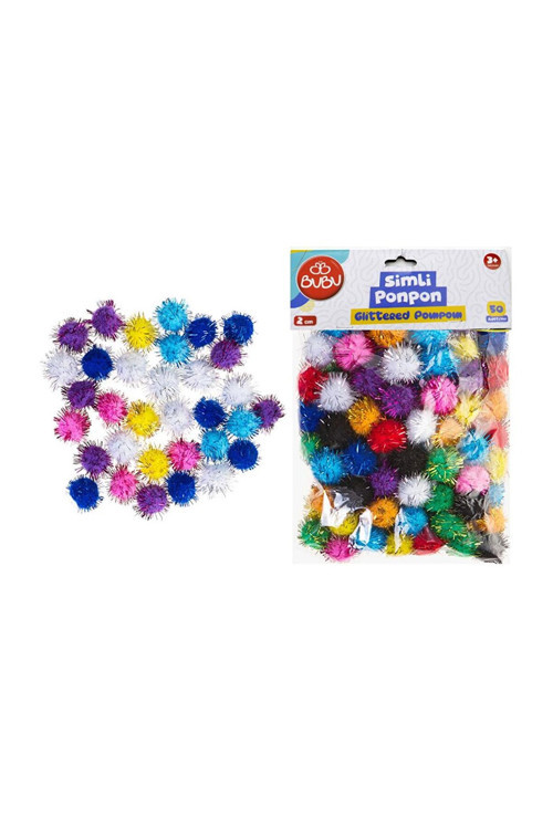 Bu-bu Pon005 Ponpon Simli 2Cm 50Li Karma