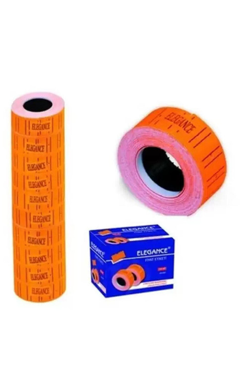 Rb-mtx-t Fiyat Etiketleme Makinası Etiketi (Turuncu) (24 ADET)