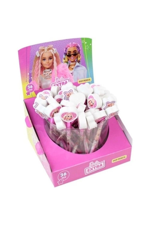 B-741 Barbie Silgili Geçmeli Kalem (36 ADET)