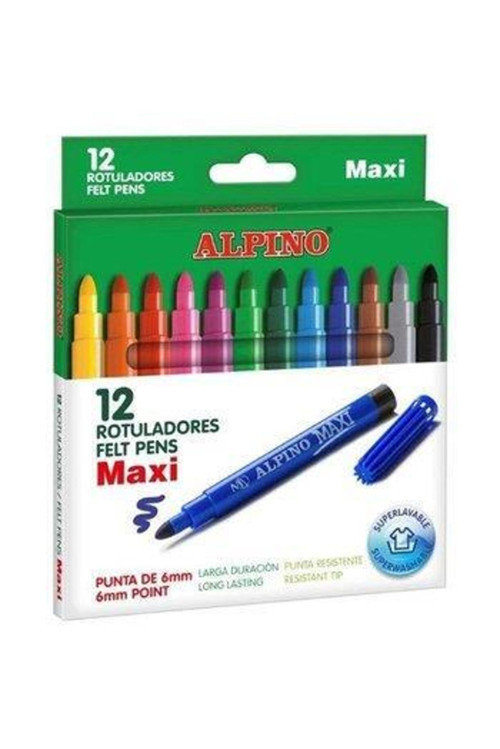 Ar-000006 Maxi Keçeli Kalem 12Li