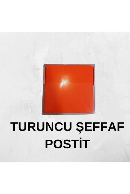 Rps-153 Yap.not Kağıdı 76X76 Fosforlu Şeffaf Turuncu