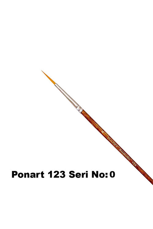 123-0 Sentetik Sivri Uçlu Fırça