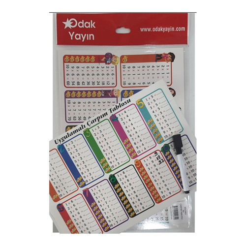 Odak Hobi 0615 Kalemli A4 Çarpım Tablosu