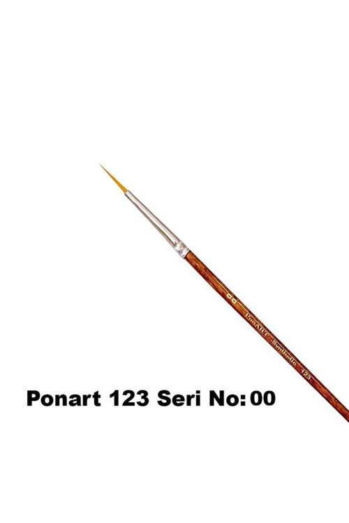 Pf123-2/0 Sentetik Sivri Uçlu Fırça