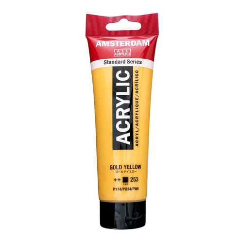 Amsterdam 92532 Akrilik Boya 120 Ml Gold Yellow (3 ADET)