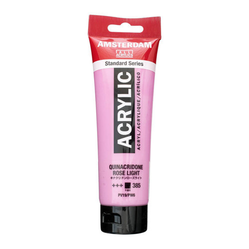 Amsterdam 93852 Akrilik Boya 120 Ml Quinac Rose Lt (3 ADET)