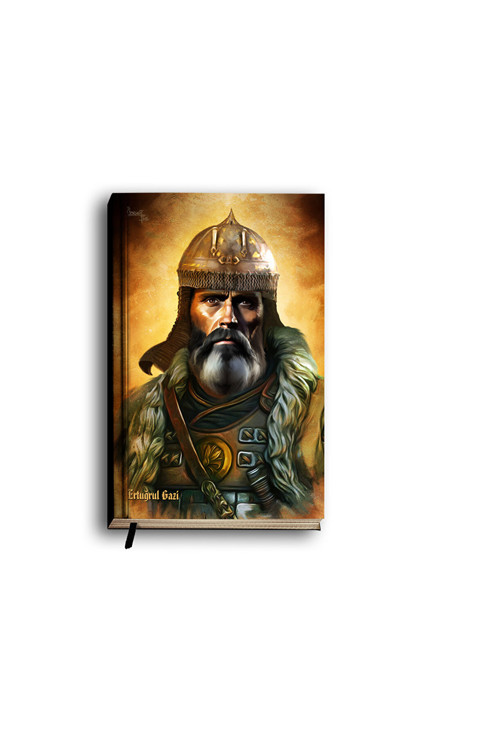 Dark Çizgisiz Sert Kapak Defter Ertuğrul Gazi