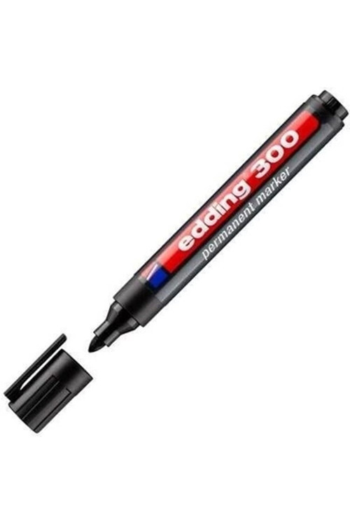 Permanent Markör 300-01 Siyah (10 ADET)