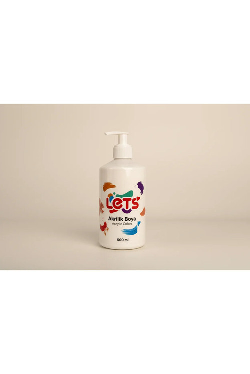 Let's L5300 Akrilik Boya 500Ml Beyaz