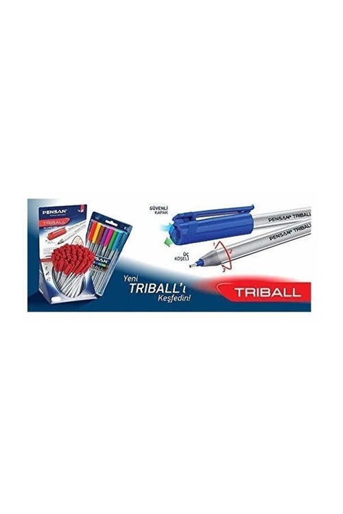 01003 Triball Tükenmez Kalem 1.0Mm Kahve (12 ADET)