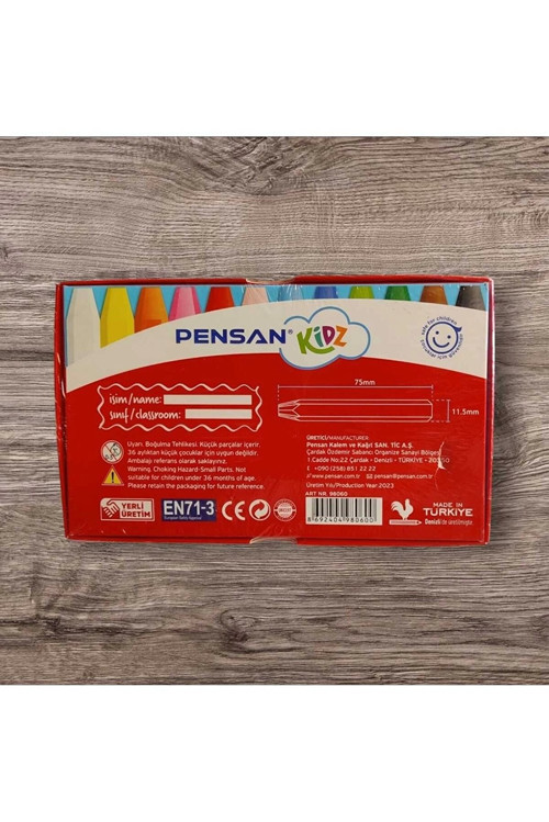 98060 Kidz Pastel Boya 12Li Kt