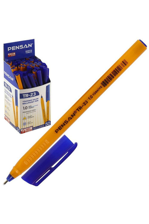2305 Üçgen Tükenmez Kalem 05Mm Mavi 50Li Kt (50 ADET)