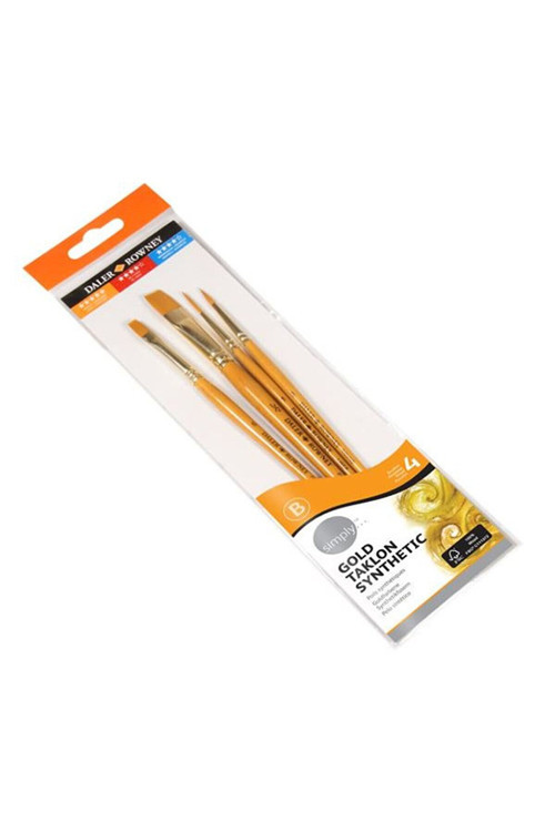 Daller Rowney Gold Short Fırça Seti 3 4Lü 16920402