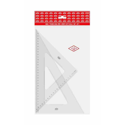 0808 Gönye Takımı 60/45 32Cm (10 TAKIM)