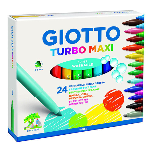 Gıotto 455000 Keçeli Kalem Jumbo 24Lü