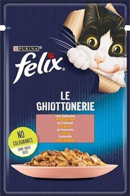 Pouch Somonlu Yetişkin Kedi Konservesi 6 Adet 85 Gr