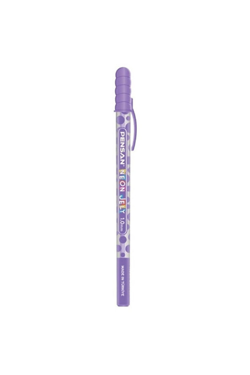 2801 Jely Jel Kalem Neon 1Mm Mor (12 ADET)