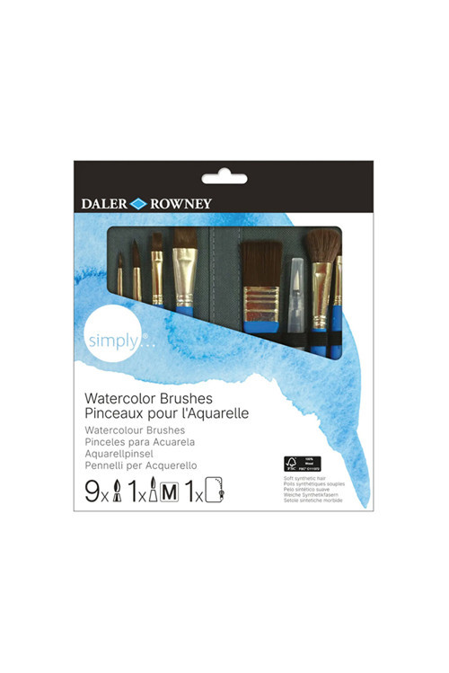Daller Rowney Fırça 10Lu Set Brush Zıp Case 216616010