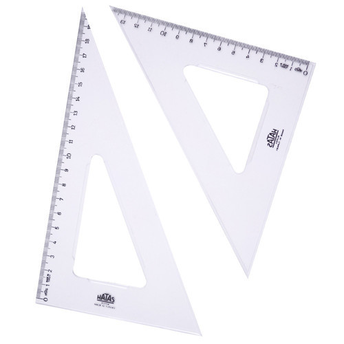 0805 Teknik Okul Gönye Seti 60/45 21Cm (10 TAKIM)