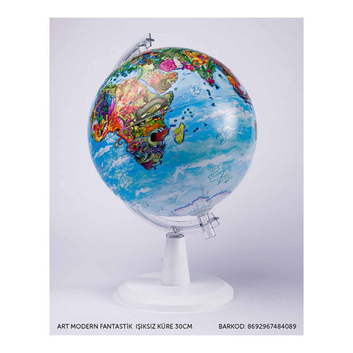 48408 30Cm Art Modern Fantastik Işıksız Küre