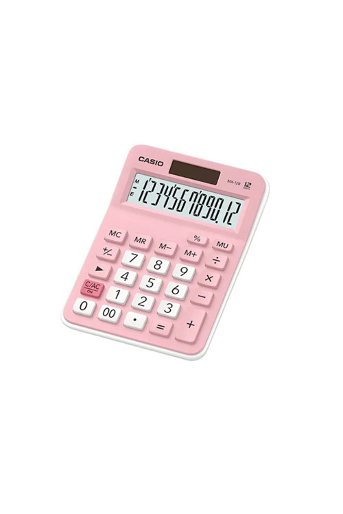 Casıo Mx-12b-pk Hesap Makinasıi 12 Hane Pembe
