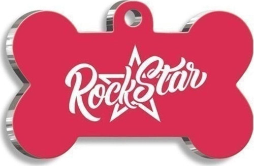 Rock Star Pembe Kedi Köpek Künyesi