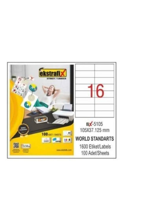 Fix-5015 Lazer Etiket 45X45mm