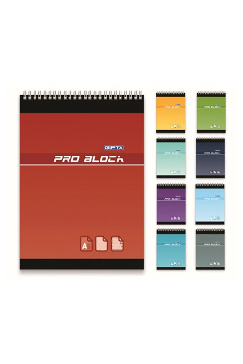 1502 Bloknot Pro Block Spr Krtn Kpk A7 40Yp Çizgili