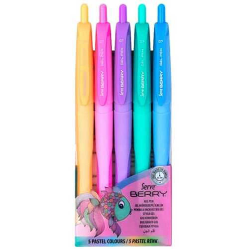 Xberry Jel Kalem 07Mm Pastel 5Li Set
