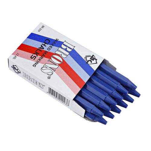 Br-254 Yağlı Tebeşir Mavi 12Li Kt