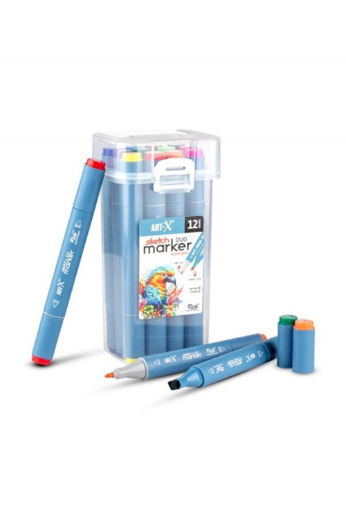 Klm-18046 Art-x Sketch Marker Duo 12Li Set