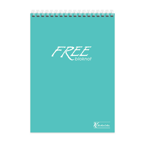 145001-99 Bloknot Free Office Spiralli A4 100Yp Çizgili