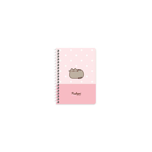 Keskin 140400-10 Bloknot Pusheen Spiralli A6 80Yp Çizgili