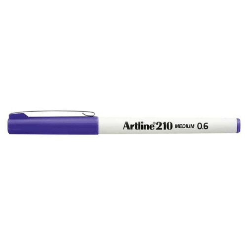 210N Keçe Uçlu Yazı Kalemi 06Mm Mor (12 ADET)