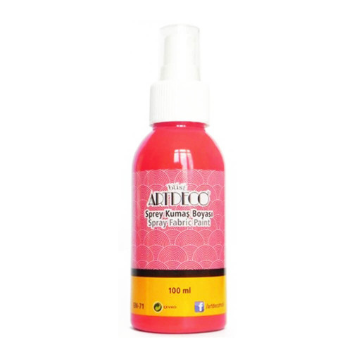 010D-1205 Sprey Kumaş Boyası 100Ml Kırmızı