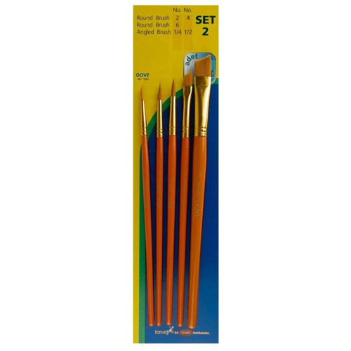 7500-S2 Academy 500 Seri Fırça 5Li Set No:2