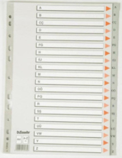 Separatör A4 A-Z Slt-13935
