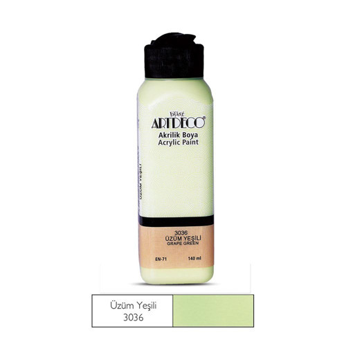 070R-3036 Akrilik Boya 140Ml Yeşil Üzüm (12 ADET)