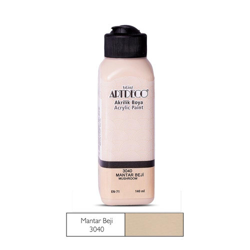 070R-3040 Akrilik Boya 140Ml Mantar Bej (12 ADET)