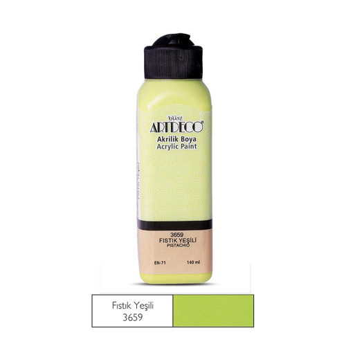 070R-3659 Akrilik Boya 140Ml Fıstık Yeşili (12 ADET)