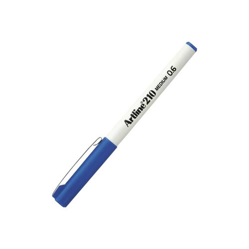 210N Keçe Uçlu Yazı Kalemi 06Mm Mavi (12 ADET)