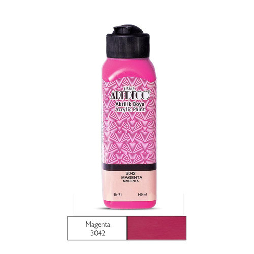 070R-3042 Akrilik Boya 140Ml Magenta (12 ADET)